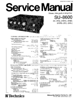 Technics - SU-8600 - Service manual 